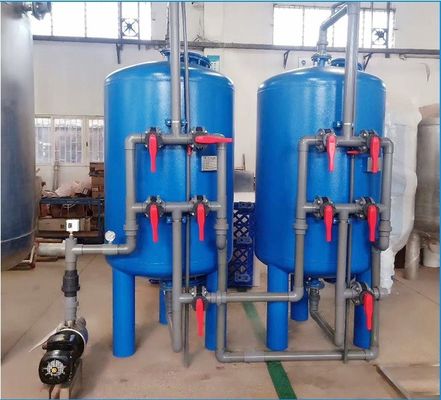 O aço carbono ativou multimédios do carbono SS304 filtra o tratamento da água recuperado