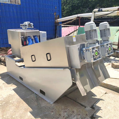 Tipo automático de secagem do parafuso da máquina da lama espiral líquida contínua da separação SS304