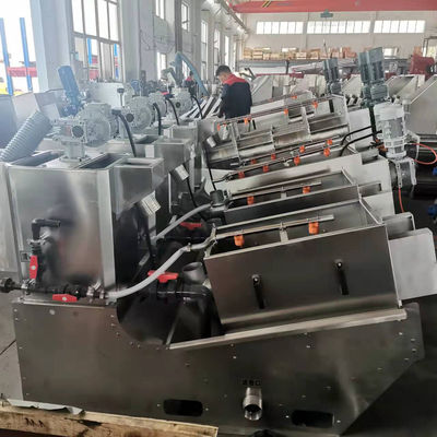 Tipo automático de secagem do parafuso da máquina da lama espiral líquida contínua da separação SS304