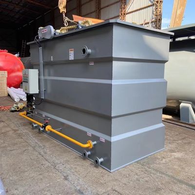 O fluxo horizontal de aço inoxidável DAF Dissolved Air Flotation Machine integrou 50m3/H