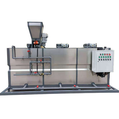 A caixa 500L/H três integrou o tratamento de esgotos do dispositivo de PAM Dry Powder Automatic Dosing