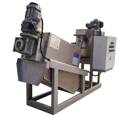 10m3/H enlameiam o empilhador integrado de secagem do parafuso da imprensa da concentração da filtragem da máquina separação líquida contínua