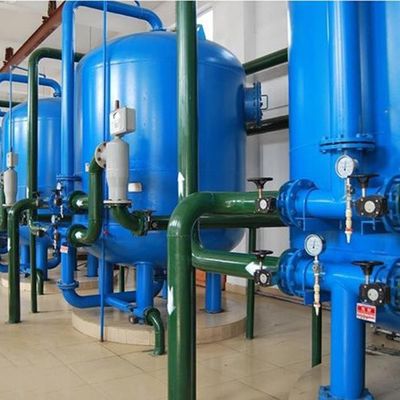 a multi areia de aço inoxidável de quartzo do filtro de meios 30m3/H ativou o filtro mecânico do carbono