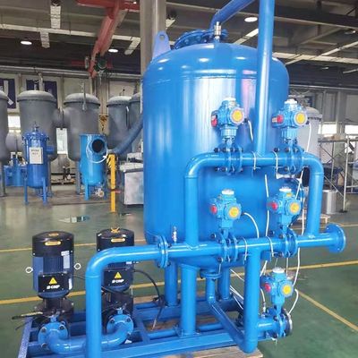 a multi areia de aço inoxidável de quartzo do filtro de meios 30m3/H ativou o filtro mecânico do carbono