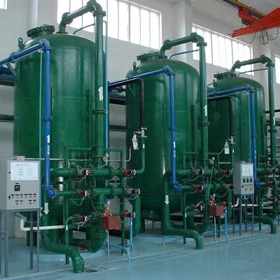 a multi areia de aço inoxidável de quartzo do filtro de meios 30m3/H ativou o filtro mecânico do carbono