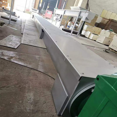 lama de aço inoxidável e cinza do transporte de parafuso 10t/h 304 shaftless que transportam o equipamento