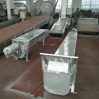 lama de aço inoxidável e cinza do transporte de parafuso 10t/h 304 shaftless que transportam o equipamento