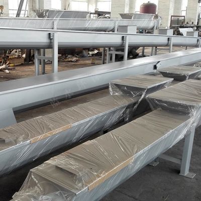 lama de aço inoxidável e cinza do transporte de parafuso 10t/h 304 shaftless que transportam o equipamento