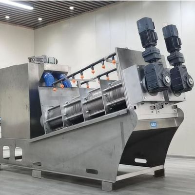 secagem de aço inoxidável de secagem da lama do limo de carvão da máquina da lama 12m3/H espiral