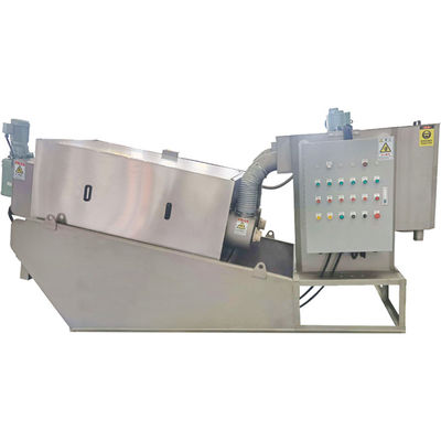 equipamento de secagem do tratamento da lama do estrume da exploração agrícola da máquina da lama 20m3/H espiral