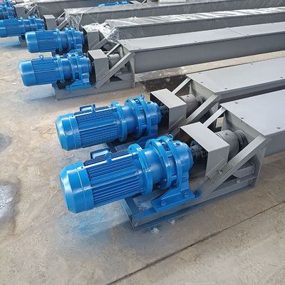 tipo transporte shaftless de 3m3/h U da espiral do eixo da lama da alimentação do transporte de parafuso do aço carbono