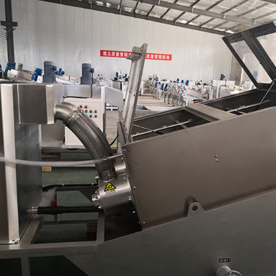 máquina de secagem da lama da imprensa de parafuso 50m3/H para o central química