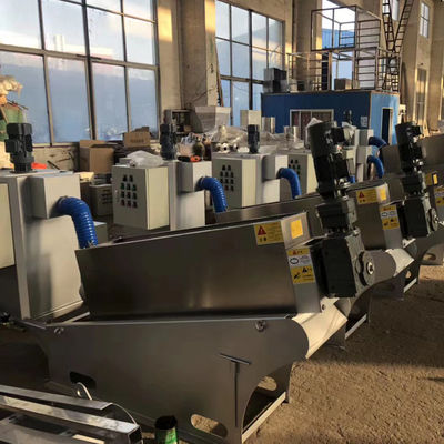 máquina de secagem da lama da imprensa de parafuso 50m3/H para o central química