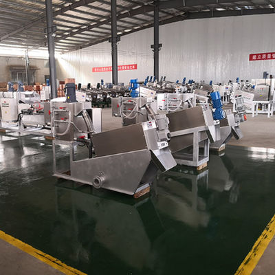máquina de secagem da lama da imprensa de parafuso 50m3/H para o central química