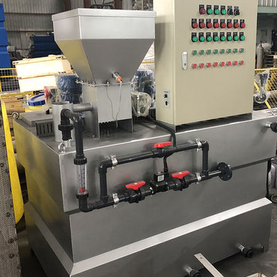 Tratamento de águas residuais industrial de dose automático integrado de aço inoxidável do sistema