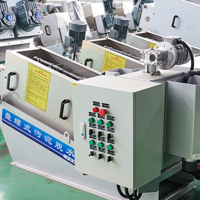 Máquina de secagem da lama Volute automática da integração para o tratamento da lama da exploração agrícola