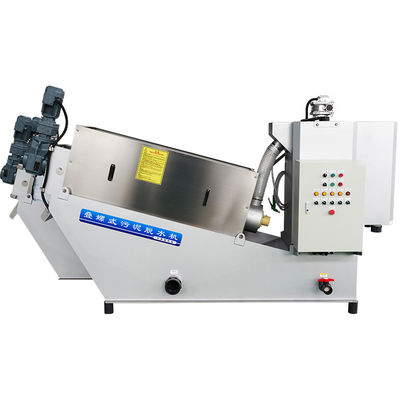 Máquina de secagem da lama Volute automática da integração para o tratamento da lama da exploração agrícola