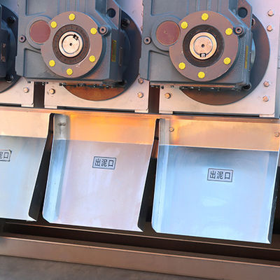 Máquina de secagem da lama Volute automática da integração para o tratamento da lama da exploração agrícola