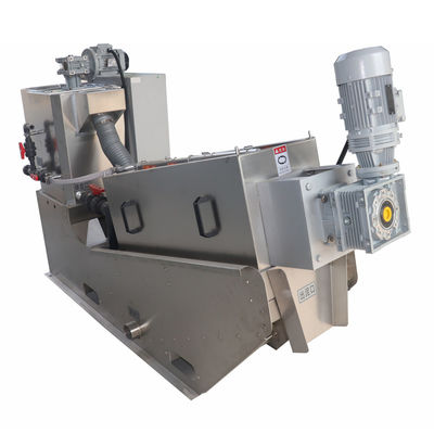 A imprensa de parafuso do estrume do porco e da galinha enlameia a secagem faz à máquina integrado