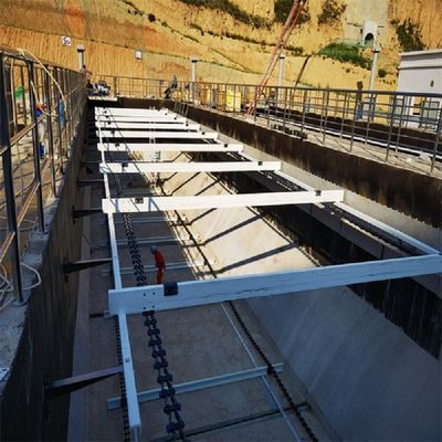 Raspador de lama não metálico da corrente no tanque de sedimentação da lama