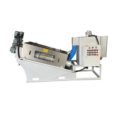 Máquina de Desidratação de Lodo Tipo Parafuso Automático Completo Separação de Líquido Sólido