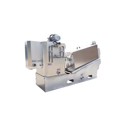 Máquina de Desidratação de Lodo Tipo Parafuso Automático Completo Separação de Líquido Sólido