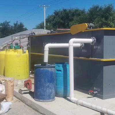 Máquina de flutuação de vapor dissolvido em aço carbono 100m3 tratamento de esgoto doméstico