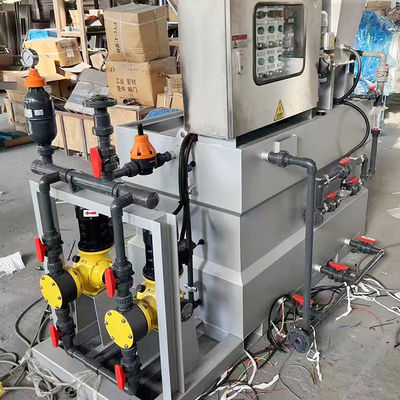 Máquina de dosagem automática completa de pó seco PAM PAC base de ácido integrada