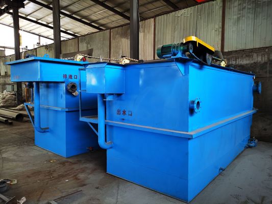 10m3 Fluxo Horizontal de Flotação de Ar Dissolvido Remoção de Flocos Suspensos