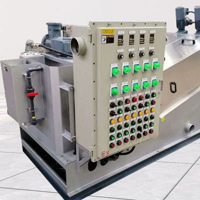 Prensa helicoidal agrícola máquina de desidratação de lodo aço inoxidável