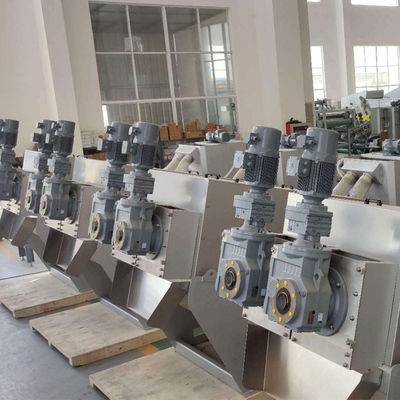 Prensa helicoidal agrícola máquina de desidratação de lodo aço inoxidável