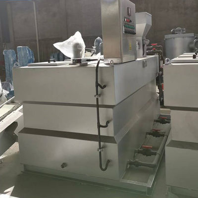 Tratamento de esgotos que dosa o pó seco integrado totalmente automático do dispositivo que dosa o sistema