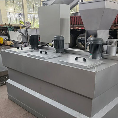 Tratamento de esgotos que dosa o pó seco integrado totalmente automático do dispositivo que dosa o sistema