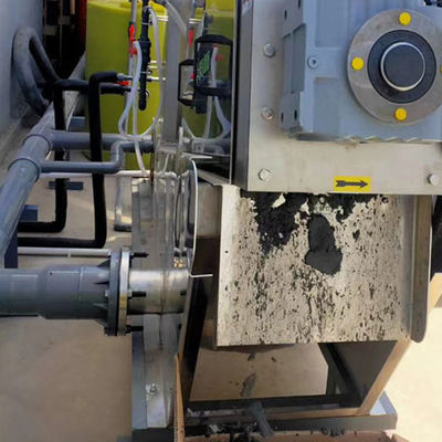 Máquina de secagem Volute automática de secagem do equipamento da lama da imprensa de parafuso