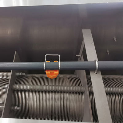 Taxa alta de secagem da desidratação da máquina da lama SS304 espiral automática