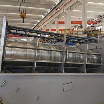 Taxa alta de secagem da desidratação da máquina da lama SS304 espiral automática