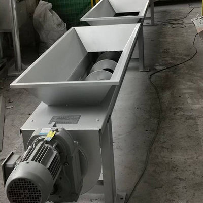 Shaftless SS em forma de u cimenta o transporte de parafuso para o cal de carvão pulverizado de alimentação animal
