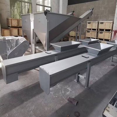 Shaftless SS em forma de u cimenta o transporte de parafuso para o cal de carvão pulverizado de alimentação animal