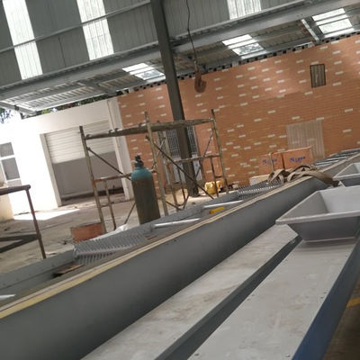 Shaftless SS em forma de u cimenta o transporte de parafuso para o cal de carvão pulverizado de alimentação animal