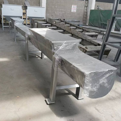 Shaftless SS em forma de u cimenta o transporte de parafuso para o cal de carvão pulverizado de alimentação animal