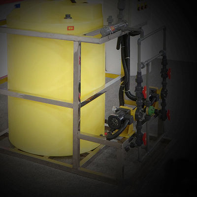 Floculante de dose automático integrado do inibidor da escala do tratamento da água do equipamento