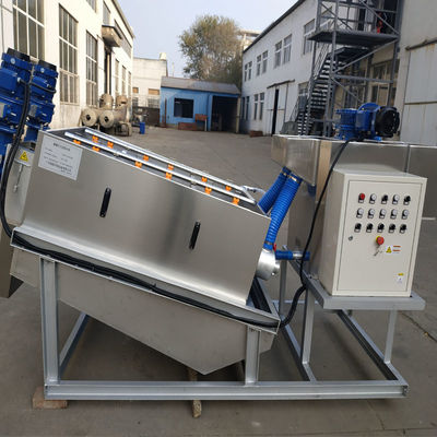 Máquina de secagem da lama Volute para a imprensa de parafuso Volute de aço inoxidável da urina do excremento