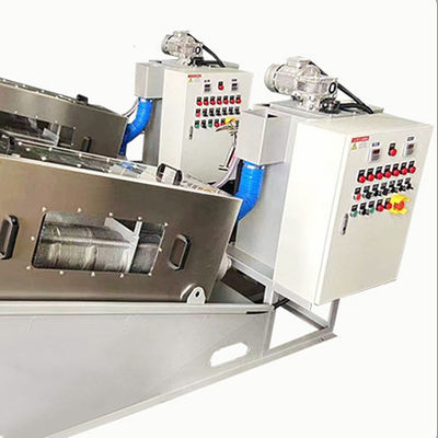 Sistema espiral de aço inoxidável automático completo 2.23kw 380Volt do desidratador da lama