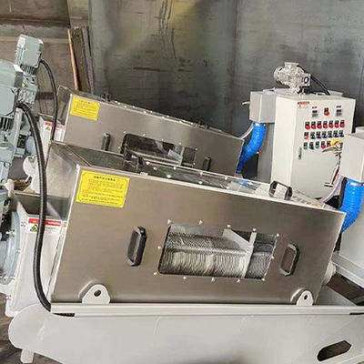 Sistema espiral de aço inoxidável automático completo 2.23kw 380Volt do desidratador da lama