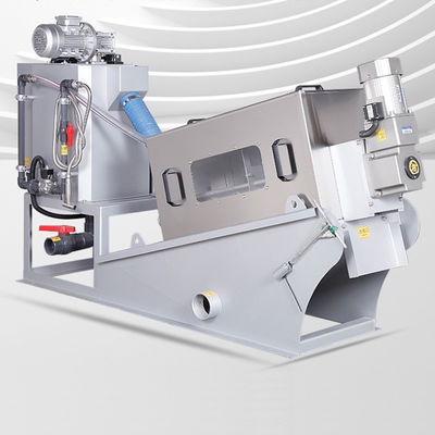 Equipamento de secagem 30-50kg/h da lama 304SS espiral automática completa