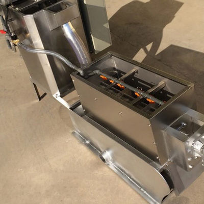 Corrida automática de secagem da máquina 2.25kw da lama da imprensa de parafuso SS304/316