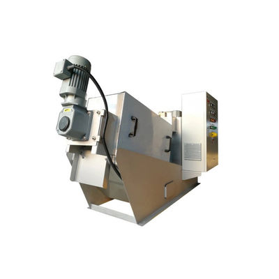 Corrida automática de secagem da máquina 2.25kw da lama da imprensa de parafuso SS304/316