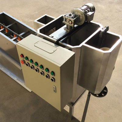 Corrida automática de secagem da máquina 2.25kw da lama da imprensa de parafuso SS304/316