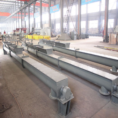 Eficiência elevada material granulada do transporte de parafuso do pó da espiral de aço inoxidável do eixo helicoidal