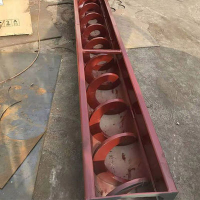 Transporte de aço inoxidável 12t/H da espiral do transporte de parafuso da velocidade ajustável